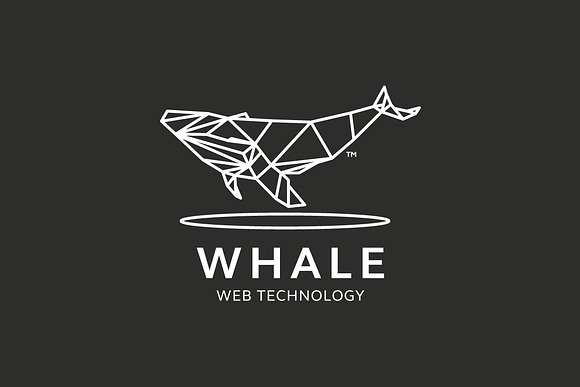 WHALE in Logo Templates - product preview 2