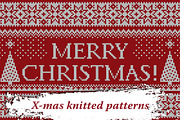 Christmas Knitted Backgrounds