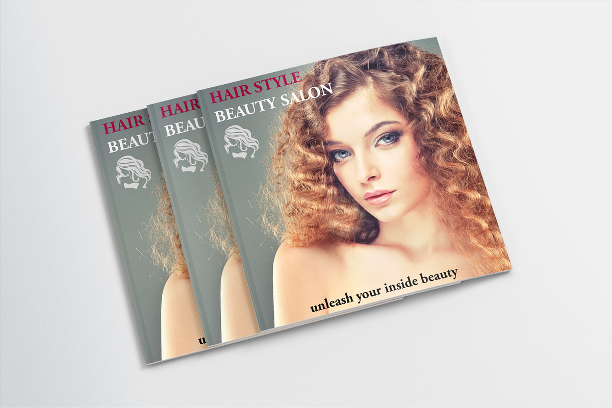 Hair Styles Beauty Salon Portfolio in PowerPoint Templates - product preview 8