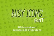 Busy Icons Font