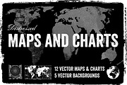 Distressed Vector Maps & Charts