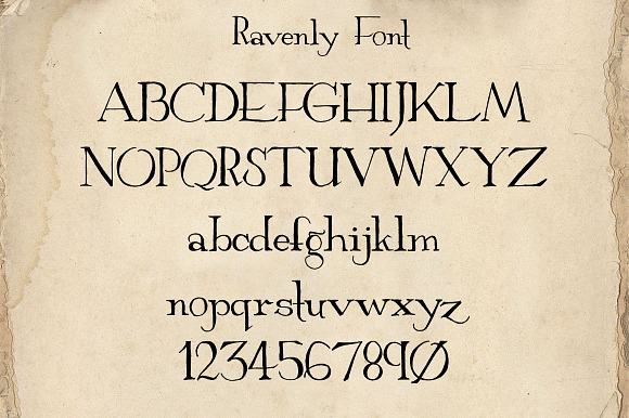 Ravenly Hand Written Font in Serif Fonts - product preview 3