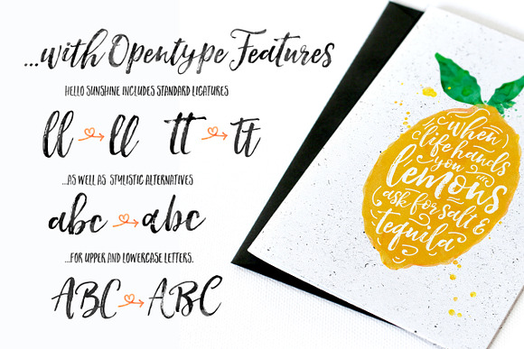Hello Sunshine Font Duo in Wedding Fonts - product preview 5