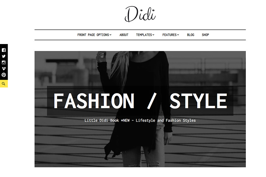 Didi - Fashion Blog WordPress Theme