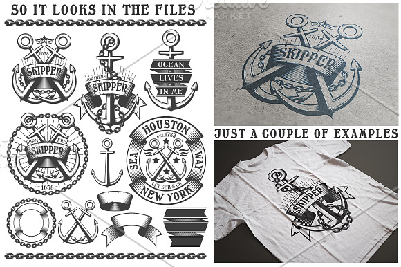 Marine Anchor Logos in Logo Templates - product preview 2