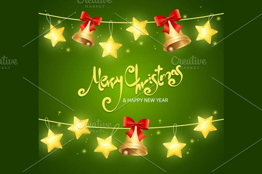 Xmass Card Background with Text. in Illustrations - product preview 8
