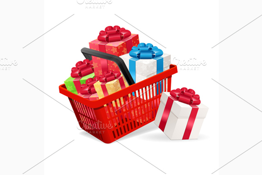 Present Sale Concept. Vector in Illustrations - product preview 8