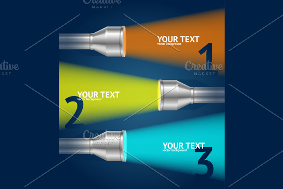 Pocket Torch Light and Text. in Illustrations - product preview 8
