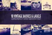 Vintage Labels & Badges Vol.1