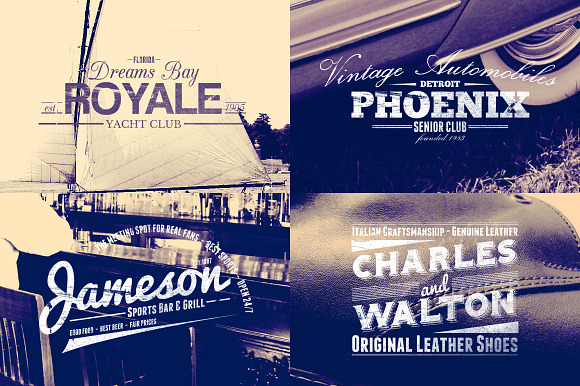 Vintage Labels & Badges Vol.1 in Logo Templates - product preview 2