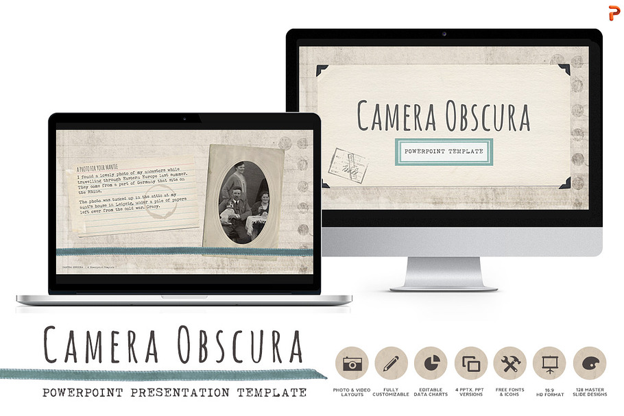 Camera Obscura Powerpoint Templates in PowerPoint Templates - product preview 8