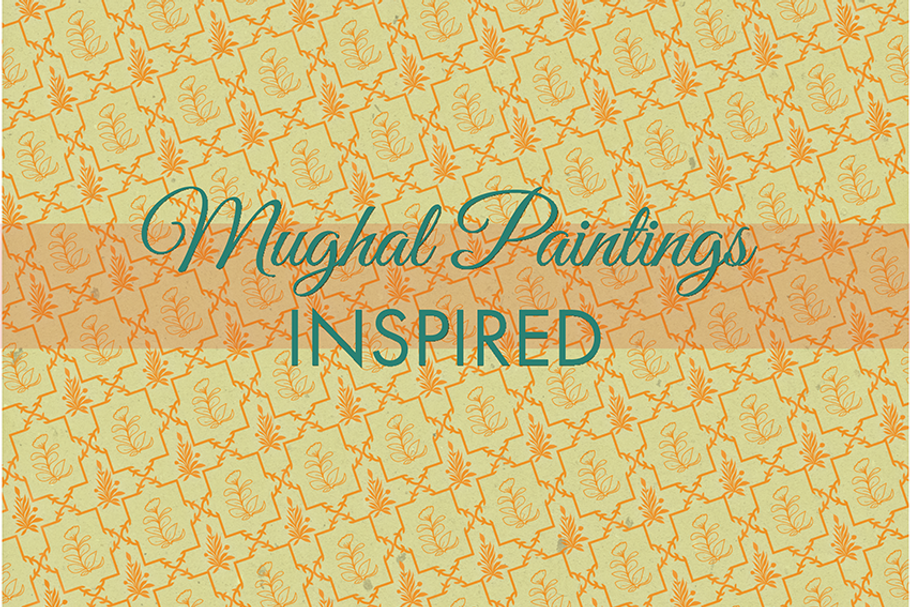 Mughal Paintings Inspired Pattern