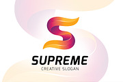 S letter logo supreme