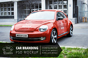 Car Branding Mockup Beetle “A”