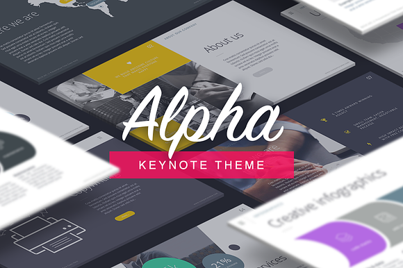 Alpha - Keynote Template in Keynote Templates - product preview 1