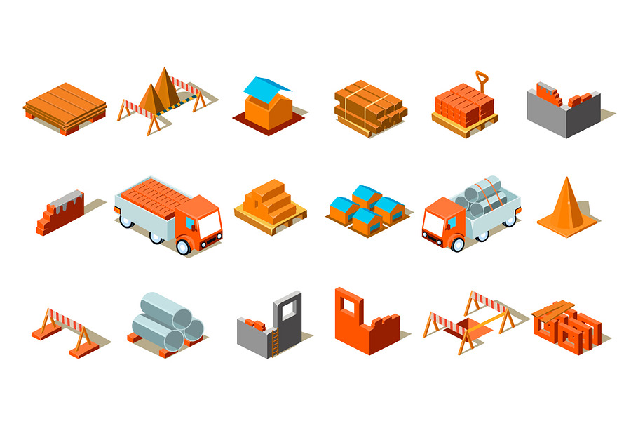 Construction project isometric