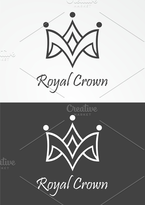 Royal Crown Logo Template in Logo Templates - product preview 1