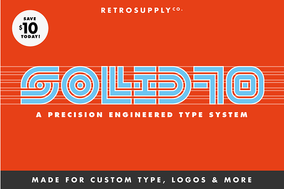 The Complete RetroSupply Font Pack in Display Fonts - product preview 3