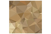Burlywood Brown Abstract Low Polygon
