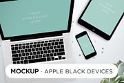 Black Devices Mockup
