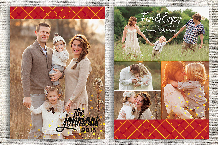 Christmas / Holiday Card Template in Card Templates - product preview 8