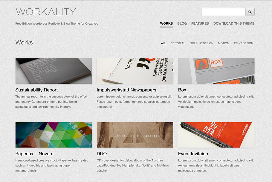 Workality Lite in WordPress Portfolio Themes - product preview 8