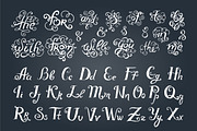 Handwritten calligraphy font