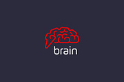 Brain logo generate idea design