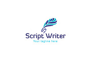 Script Writer - Artistic Quill Abstr