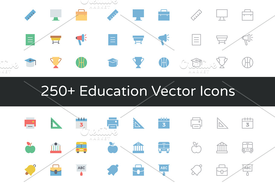 250+ Education Vector Icons
