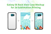 Galaxy S6 2d Case Back Mock-up