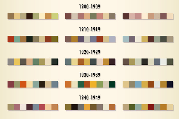 A Century of Color Swatches + Bonus in Photoshop Color Palettes - product preview 1