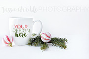 Christmas Coffee Mug Styled Photo