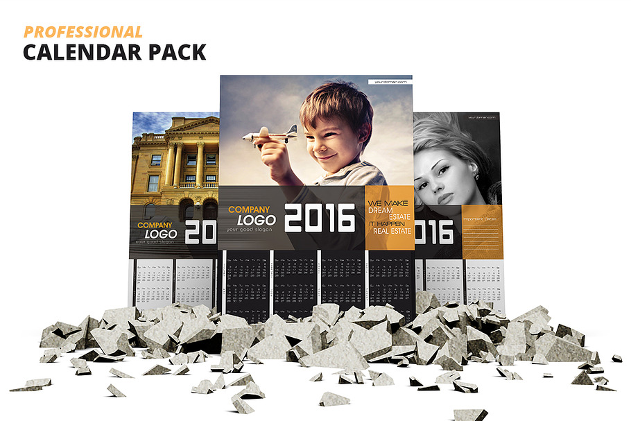Professional Calendar Pack in Stationery Templates - product preview 8