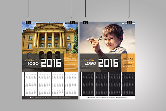 Professional Calendar Pack in Stationery Templates - product preview 2