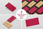 Business Card Mock-Ups 90x50