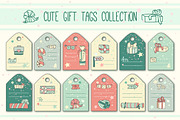 Cute gift tags collection