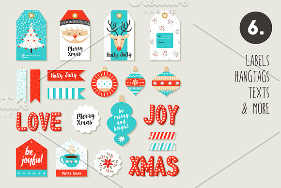 Christmas hand made celebration PACK in Card Templates - product preview 6