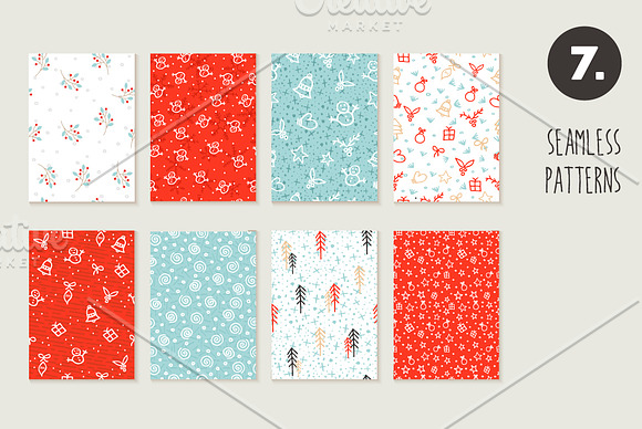 Christmas hand made celebration PACK in Card Templates - product preview 7