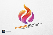 Fireball / Fire / Flame - Logo