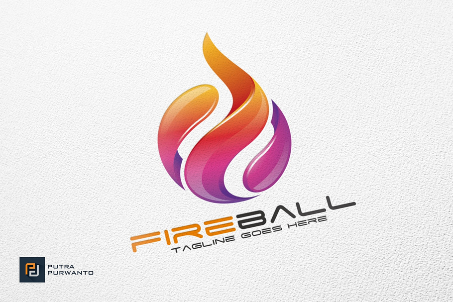 Fireball / Fire / Flame - Logo in Logo Templates - product preview 8