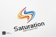 Saturation / S Letter - Logo