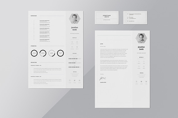 Resume / CV - "Elegance" in Resume Templates - product preview 1