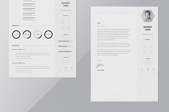 Resume / CV - "Elegance" in Resume Templates - product preview 2