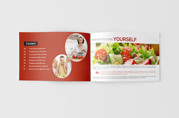 Food Recipes Catalog in PowerPoint Templates - product preview 1