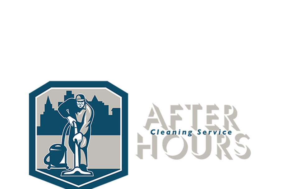 After Hours Cleaning Service Logo
