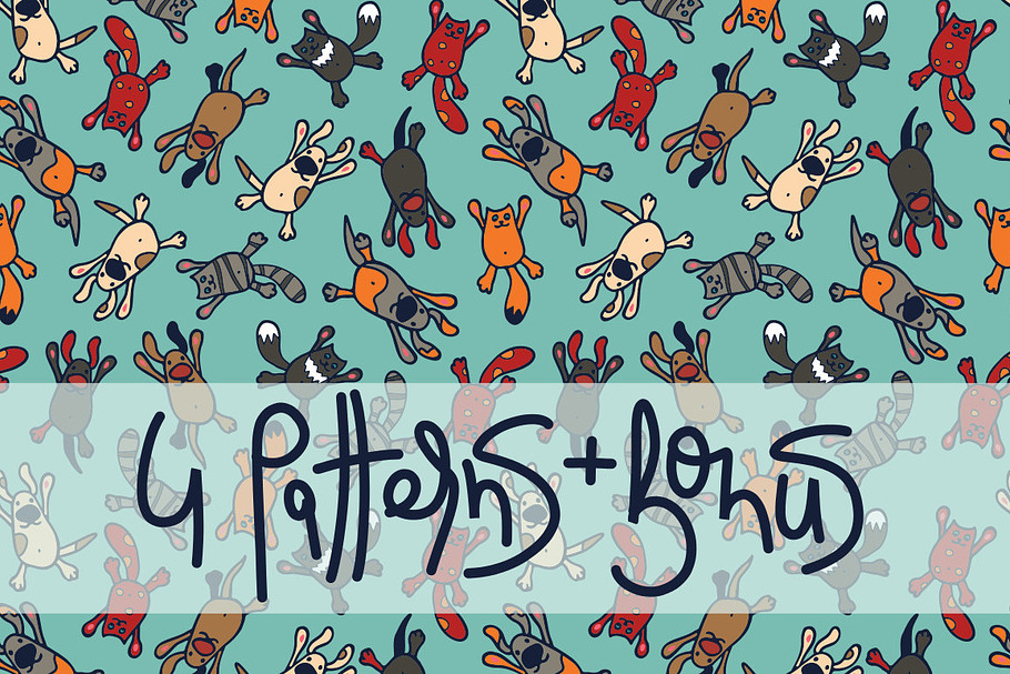 Raining Cats and Dogs in Patterns - product preview 8