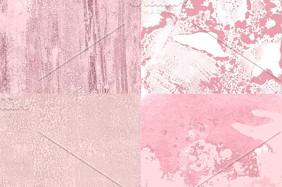 Pale Pink Painted Papers in Textures - product preview 2