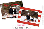 Holiday Photocard Template MCHX