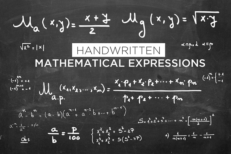 Handwritten Mathematical Expressions in Graphics - product preview 8